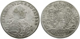 Altdeutsche Münzen und Medaillen, Brandenburg-Bayreuth, Friedrich, 1735-1763
Reichstaler 1760 CLR, mit OEXLEIN unter Brb. fast sehr schön, Henkelspur...