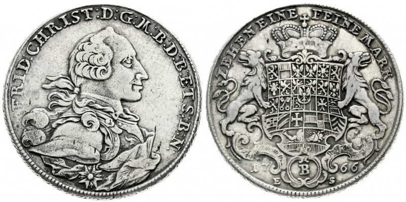 Altdeutsche Münzen und Medaillen, Brandenburg-Bayreuth, Friedrich Christian, 176...