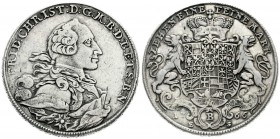 Altdeutsche Münzen und Medaillen, Brandenburg-Bayreuth, Friedrich Christian, 1763-1769
Konventionstaler 1766 ES Ordensstern mit Krone. 
sehr schön, ...