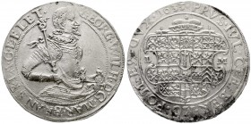 Altdeutsche Münzen und Medaillen, Brandenburg-Preußen, Georg Wilhelm, 1619-1640
Reichstaler 1633 LM, Cöln. sehr schön/vorzüglich, etwas fleckig und g...