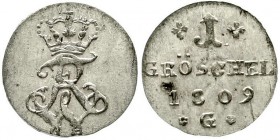 Altdeutsche Münzen und Medaillen, Brandenburg-Preußen, Friedrich Wilhelm III., 1797-1840
Gröschel 1809 G Glatz. fast Stempelglanz, sehr selten in die...
