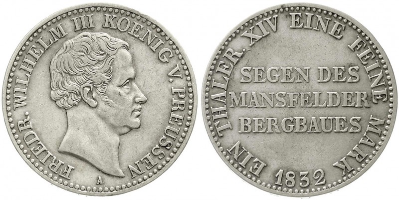 Altdeutsche Münzen und Medaillen, Brandenburg-Preußen, Friedrich Wilhelm III., 1...