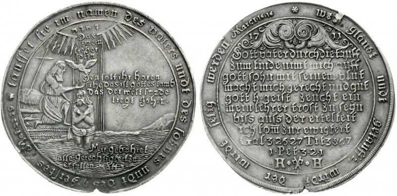 Altdeutsche Münzen und Medaillen, Harz, Heinrich Horst, Zellerfeld, 1711-1719
H...