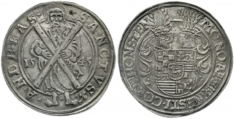 Altdeutsche Münzen und Medaillen, Hohnstein, Volkmar Wolfgang, 1562-1580
Ausbeu...