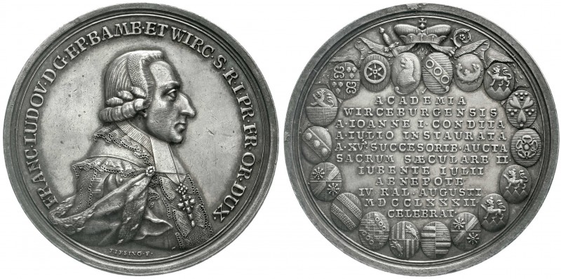 Altdeutsche Münzen und Medaillen, Würzburg-Bistum, Franz Ludwig von Erthal, 1779...