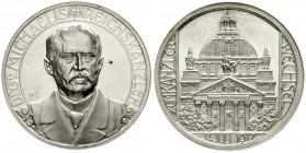 Medaillen, Erster Weltkrieg
Silbermedaille 1917 von Lauer. Michaelis Reichskanzler. 34 mm; 14,16 g. 
Polierte Platte, berieben, kl. Kratzer