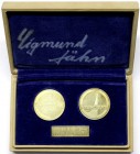 Medaillen, Luftfahrt und Raumfahrt
DDR: Medaillenset 1978 zum Interkosmosprogramm: 2 einseitige, vergoldete Silbermedaillen, je 41 mm und geprägte ve...