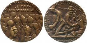 Medaillen, Münchner Medailleure, Karl Goetz
Bronzemedaille 1918 Waffenstillstandsbedingungen. 58 mm. 
vorzüglich