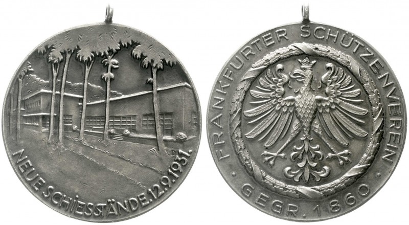 Medaillen, Schützenmedaillen, Frankfurt / Main
Silbermedaille 1931 a.d. neuen S...