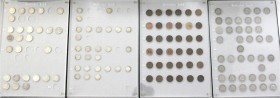 Reichskleinmünzen, Lots
750 verschiedene Kleinmünzen von 1 Pfennig bis 50 Pfennig 1873 bis 1916, nach Jahrgängen und Münzzeichen gesammelt. Ab 1891. ...