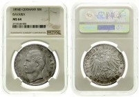 Reichssilbermünzen J. 19-178, Bayern, Otto, 1886-1913
5 Mark 1894 D. Im NGC-Blister mit Grading MS 64 (das am besten gegradete Ex. Top Pop). 
fast S...