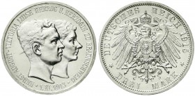 Reichssilbermünzen J. 19-178, Braunschweig, Ernst August, 1913-1916
3 Mark 1915 A. Ohne Lüneburg. 
Polierte Platte, min. berieben