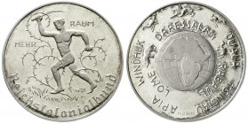 Kolonien und Nebengebiete, Allgemein
Silbermedaille o.J. v. Morin. Reichskolonialbund. 36 mm; 24,89 g. 
Polierte Platte, etwas berieben