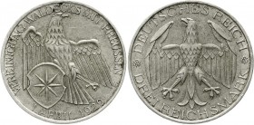 Weimarer Republik, Gedenkmünzen, 3 Reichsmark Waldeck
1929 A. fast vorzüglich