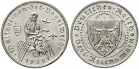 Weimarer Republik, Gedenkmünzen, 3 Reichsmark Vogelweide
1930 F. prägefrisch