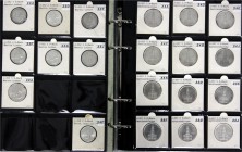 Drittes Reich, Lots
92 verschiedene Silbermünzen: Schöne Sammlung im Album ab 1933 bis 1939. 6 X 2 Mark Luther (komplette Serie), 5 Mark Luther A, 2 ...