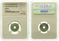 Reichskreditkassen
5 Pfennig 1941 A. NGC Grading AU 55