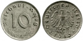 Alliierte Besatzung, Kleinmünzen
10 Pfennig 1946 G. sehr schön