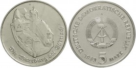 Gedenkmünzen der DDR
5 Mark 1983, Wartburg bei Eisenach. 
prägefrisch