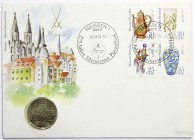 Gedenkmünzen der DDR
5 Mark Meißen 1983 A. Eingelegt in Numisbrief v. 30.08.1985. 
prägefrisch
