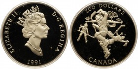 Canada. 200 Dollars, 1991. PF