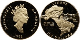 Canada. 100 Dollars, 1992. PF