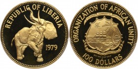 Liberia. 100 Dollars, 1979. PCGS PF69