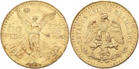 Mexico. 50 Pesos, 1922. PCGS MS62