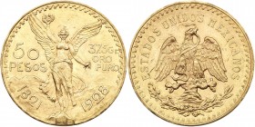 Mexico. 50 Pesos, 1928. PCGS MS63