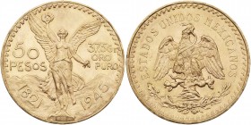 Mexico. 50 Pesos, 1945. PCGS MS65
