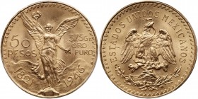 Mexico. 50 Pesos, 1946. PCGS MS65