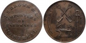 Canada. Halfpenny Token, ND (1832). ANACS AU58