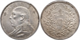 China - Republic. Dollar, Year 3 (1914)-O. PCGS UNC