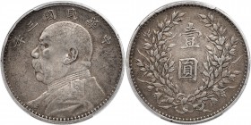 China - Republic. Dollar, Year 3 (1914). PCGS EF40
