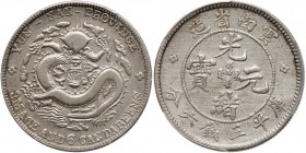 Chinese Provinces: Yunnan. 50 Cents, ND (1908). PCGS EF
