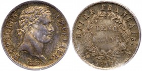 France. ½ Franc, 1812-A. PCGS MS63