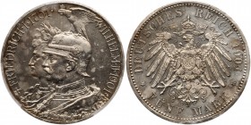 German States: Prussia. 5 Marks, 1901. PCGS UNC