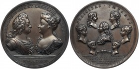 Great Britain. Royal Family Bronze Medal, 1732. AEF