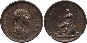 Great Britain. Penny, 1806. NGC MS62