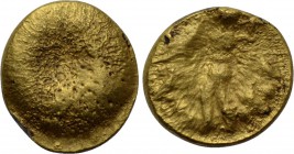 CENTRAL EUROPE. Boii. GOLD 1/24 Stater (2nd century BC). "Athena Alkis" type.