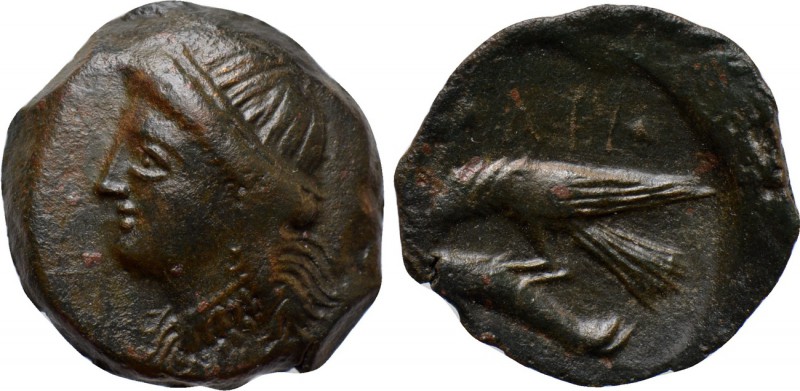 SKYTHIA. Olbia. Ae (Circa 350-300 BC). 

Obv: Draped bust of Demeter left.
Re...
