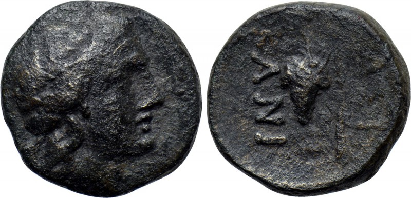 KINGS OF SKYTHIA. Kanites (Circa 160-100 BC). Ae. 

Obv: Laureate head of Apol...