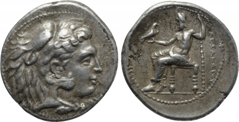 KINGS OF MACEDON. Alexander III 'the Great' (336-323 BC). Drachm. Side. 

Obv:...