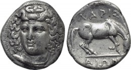 THESSALY. Larissa. Drachm (Early to mid 4th century BC).
