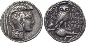 ATTICA. Athens. Tetradrachm (125/4 BC). New Style Coinage. Epigene-, Sosandros and Kallikra-, magistrates.