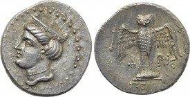 PONTOS. Amisos (as Peiraieos). Siglos (Circa 435-370 BC). Aris-, magistrate.