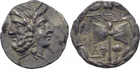TROAS. Tenedos. Drachm (Circa 100-70 BC).