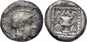 LESBOS. Methymna. Drachm (Circa 450/40-406/379 BC).