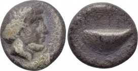 AEOLIS. Gyrneion. Drachm (Circa 4th-3rd centuries BC).