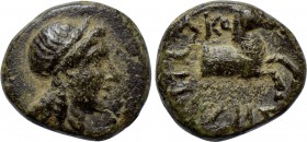 IONIA. Kolophon. Dichalkon (Circa 330-285 BC). Uncertain magistrate.